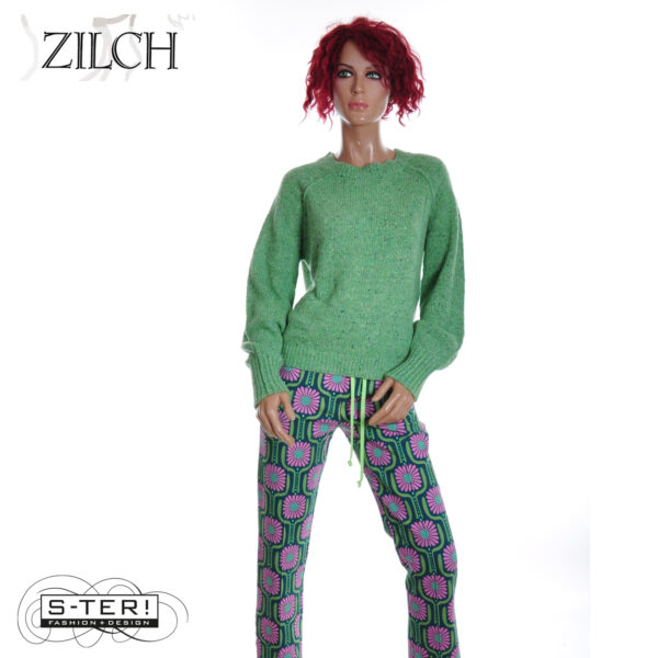 W21.11 ZILCH SWEATER BUTTONS 52MNA30.086 DARK CELLERY - Afbeelding 5