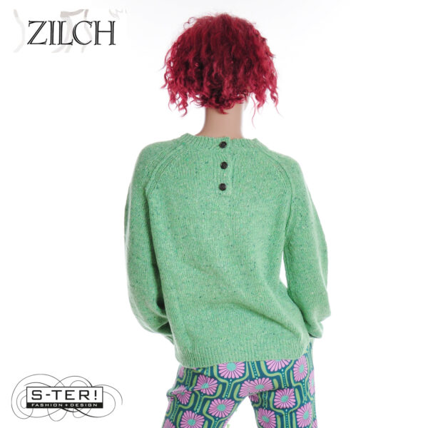W21.11 ZILCH SWEATER BUTTONS 52MNA30.086 DARK CELLERY - Afbeelding 6