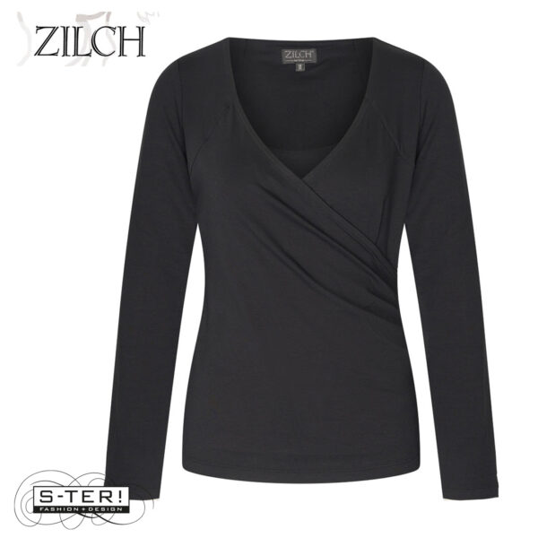 W21.10 ZILCH TOP CROSS 52EVI10.161 BLACK