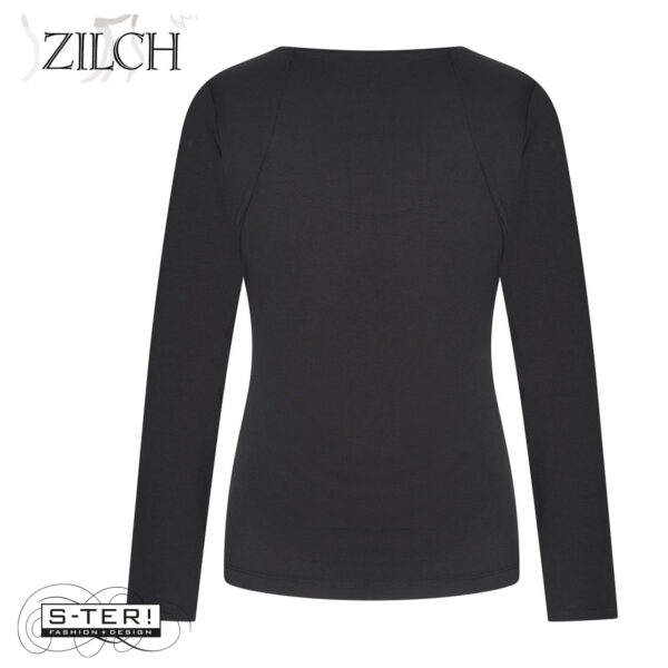 W21.10 ZILCH TOP CROSS 52EVI10.161 BLACK - Afbeelding 3