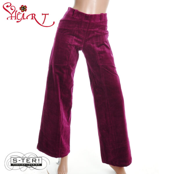 W26.10 HEART TRIANGLE TROUSERS HA018 RBS11 B38 FUKSIA - Afbeelding 5