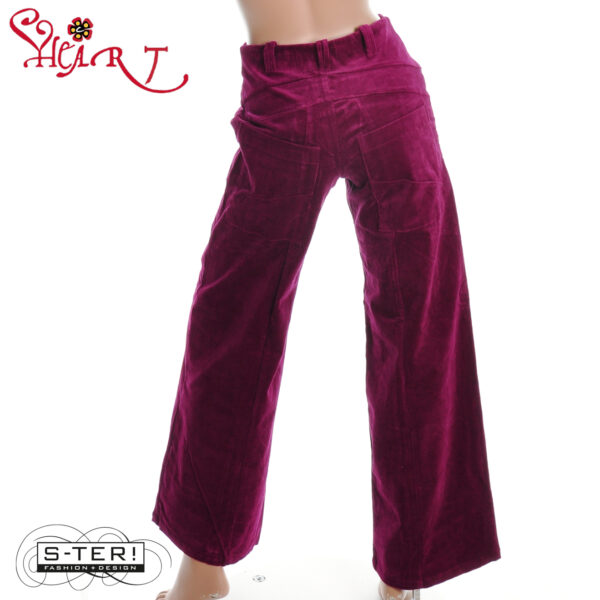 W26.10 HEART TRIANGLE TROUSERS HA018 RBS11 B38 FUKSIA - Afbeelding 4