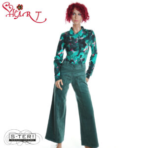 W26.9 HEART TRIANGLE TROUSERS HA018 RBS B30 MOSS