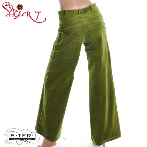 W26.8 HEART TRIANGLE TROUSERS HA018 RBS B22 OLIVE - Afbeelding 6