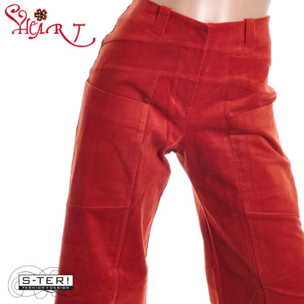 W26.7 HEART TRIANGLE TROUSERS HA018 RBS B06 ORIENT - Afbeelding 5