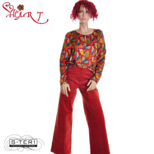 W26.7 HEART TRIANGLE TROUSERS HA018 RBS B06 ORIENT