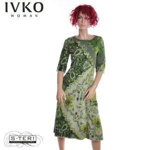 W8.13 IVKO JACQUARD DRESS kilim pattern SALVIA 252641.096