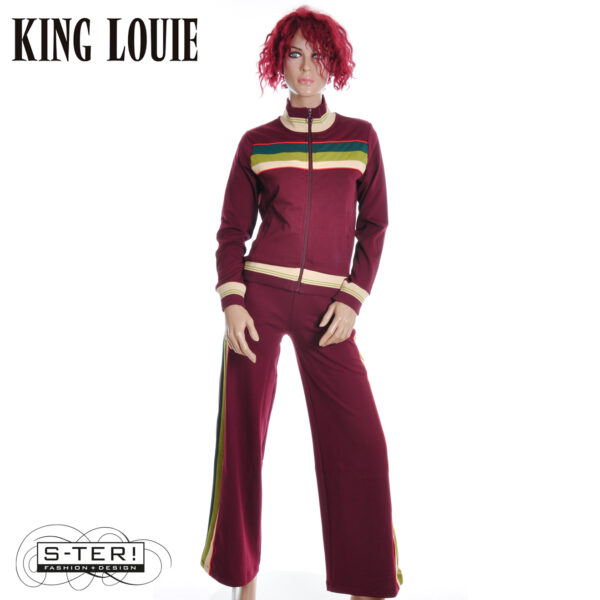 W9.27 King Louie SWEAT PANTS DAYTONA SWEAT 10118 PORTO RED - Afbeelding 9