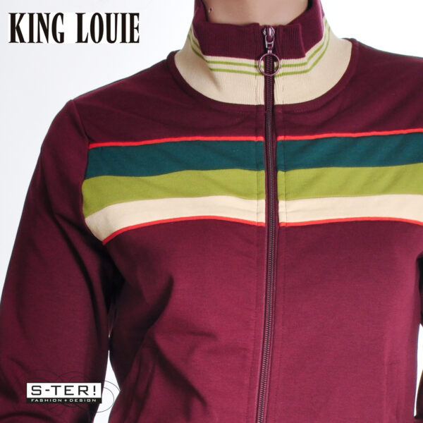 W9.27 King Louie COLORBLOCK COLJACK DAYTONA SWEAT 10119 PORTO RED - Afbeelding 8