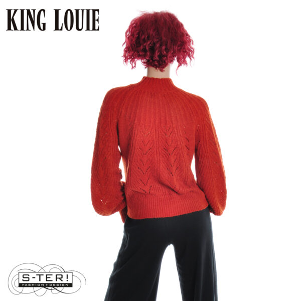 W9.3 King Louie JOANIE RAGLAN TOP ORCIA 09055 SPICY BROWN - Afbeelding 4