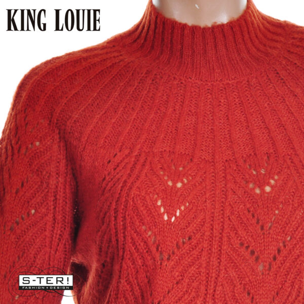W9.3 King Louie JOANIE RAGLAN TOP ORCIA 09055 SPICY BROWN - Afbeelding 5