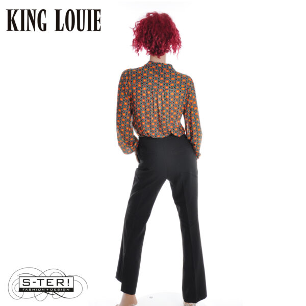 W9.21 King Louie LIVIA PANTS MARPLE 09996 BLACK - Afbeelding 3