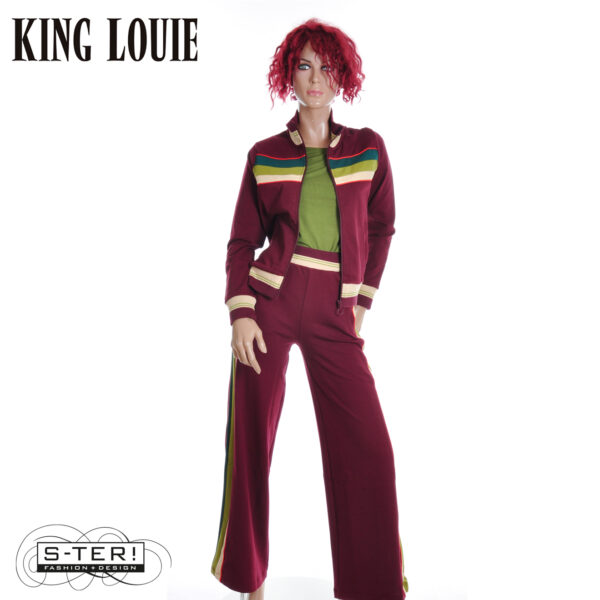 W9.27 King Louie SWEAT PANTS DAYTONA SWEAT 10118 PORTO RED