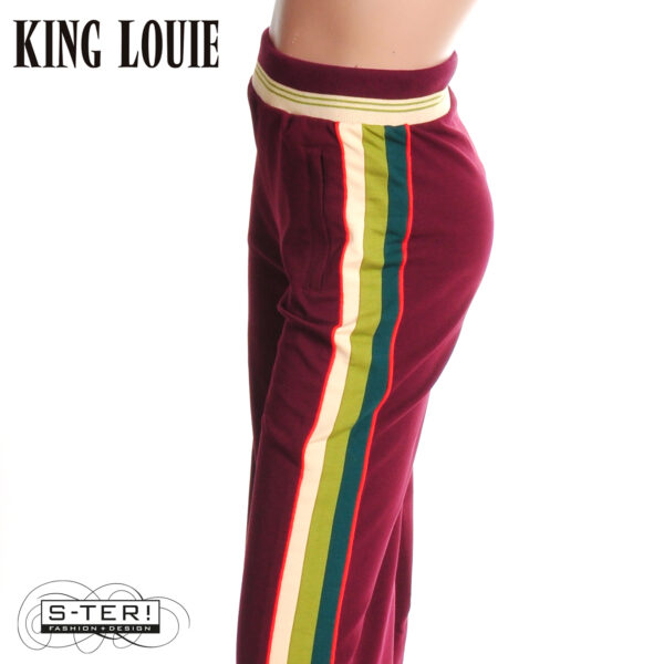 W9.27 King Louie SWEAT PANTS DAYTONA SWEAT 10118 PORTO RED - Afbeelding 8