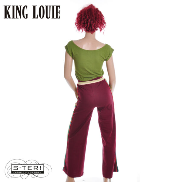 W9.27 King Louie SWEAT PANTS DAYTONA SWEAT 10118 PORTO RED - Afbeelding 4