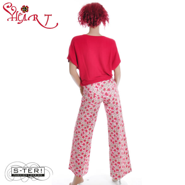 S26.6 HEART TRIANGLE TROUSERS CS5 RED Y03 - Afbeelding 2