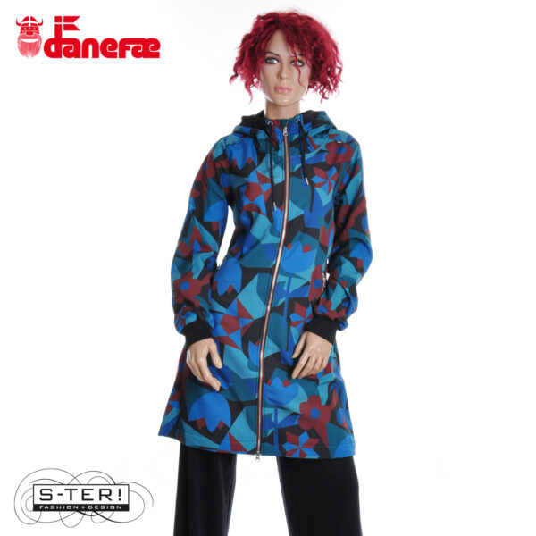 W5.50 danefae DANEJANE SOFTSHELL BLACK MERLOT GEOFLEUR