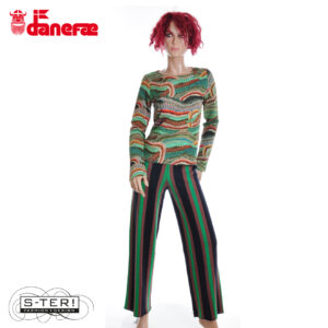 W5.44 danefae DANEXCLUSIVE JAQUARD VISCOSE PANTS derby