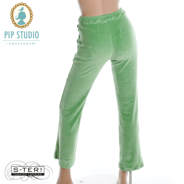 W25.5 pip studio BRITTA LONG TROUSERS VELVET GREEN - Afbeelding 7