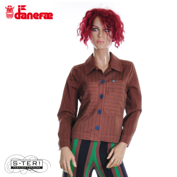 W5.41 danefae DANEPRAIRIE STRETCH CANVAS JACKET DK MERLOT/DK NAVY