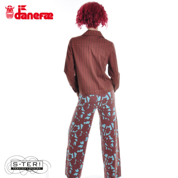 W5.41 danefae DANEPRAIRIE STRETCH CANVAS JACKET DK MERLOT/DK NAVY - Afbeelding 9