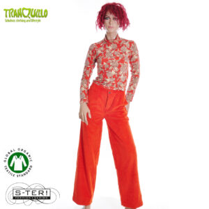 W23.21 Tranquillo CORDUROY PANTS ORGANIC COTTON G82 ROOIBOS