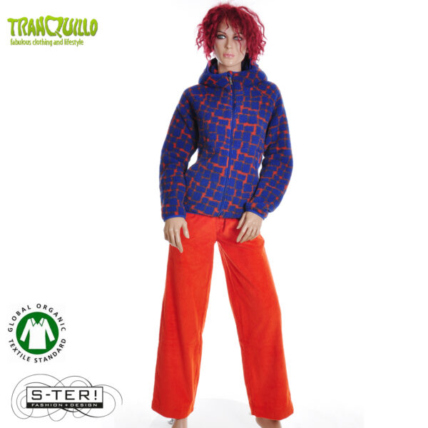 W23.21 Tranquillo CORDUROY PANTS ORGANIC COTTON G82 ROOIBOS - Afbeelding 3