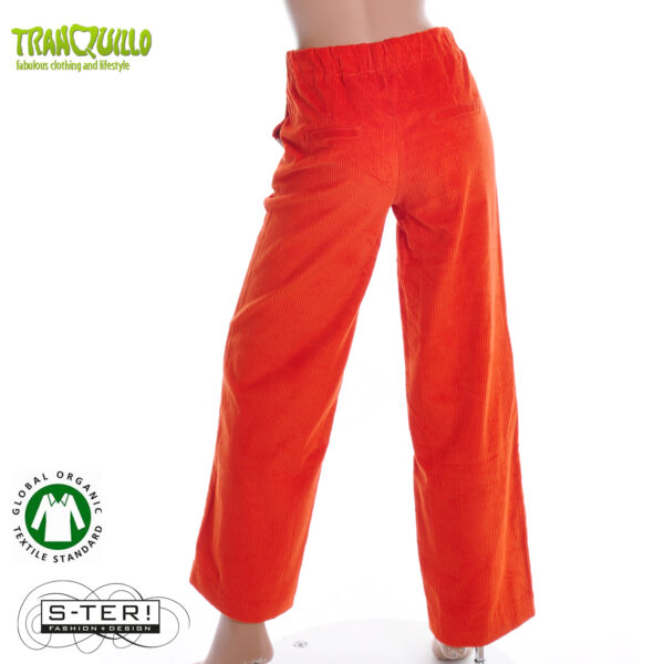 W23.21 Tranquillo CORDUROY PANTS ORGANIC COTTON G82 ROOIBOS - Afbeelding 6