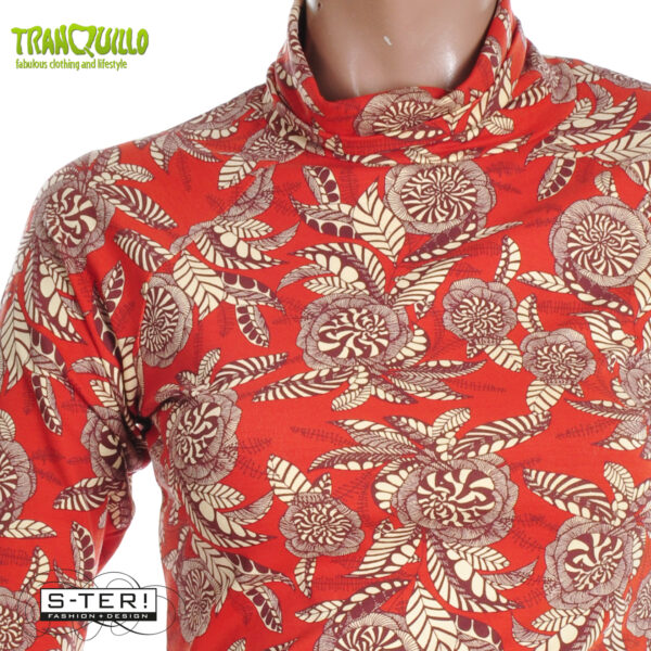 W23.20 Tranquillo FEMININE ECOVERO SHIRT  C154 FLOWER FIELDS - Afbeelding 8