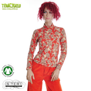 W23.20 Tranquillo FEMININE ECOVERO SHIRT  C154 FLOWER FIELDS