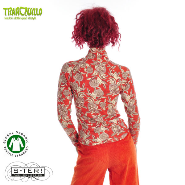 W23.20 Tranquillo FEMININE ECOVERO SHIRT  C154 FLOWER FIELDS - Afbeelding 5