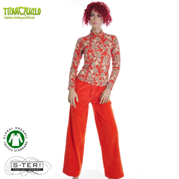 W23.20 Tranquillo FEMININE ECOVERO SHIRT  C154 FLOWER FIELDS - Afbeelding 6
