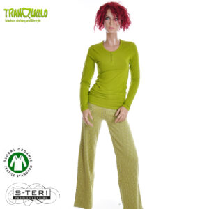 W23.23 Tranquillo KNITTED PANTS RETRO LOOK G140 SEAWEED