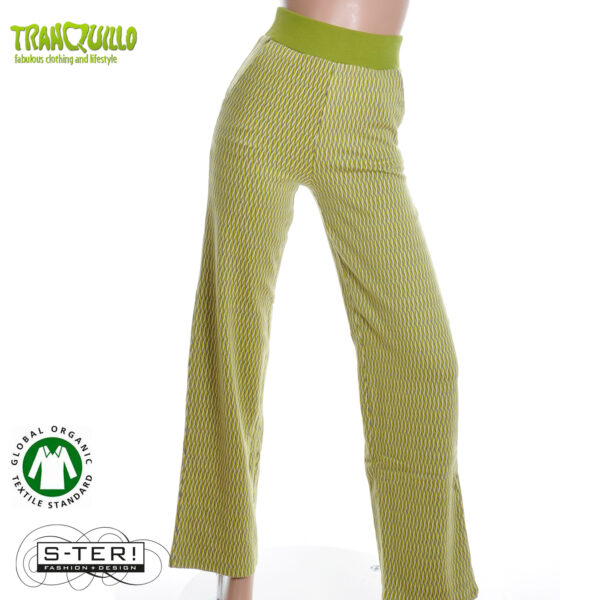 W23.23 Tranquillo KNITTED PANTS RETRO LOOK G140 SEAWEED - Afbeelding 7