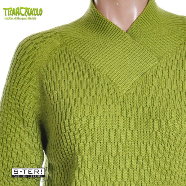W23.26 Tranquillo LOOSE KNIT JUMPER C63 GOLDEN CYPRESS - Afbeelding 6