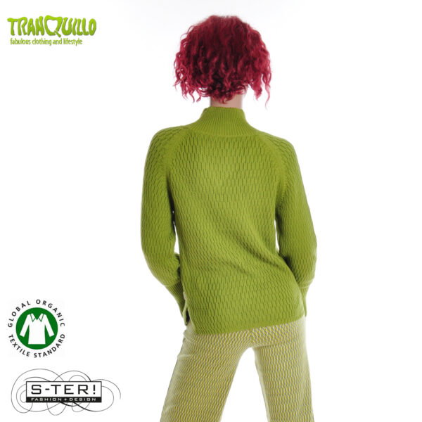 W23.26 Tranquillo LOOSE KNIT JUMPER C63 GOLDEN CYPRESS - Afbeelding 5