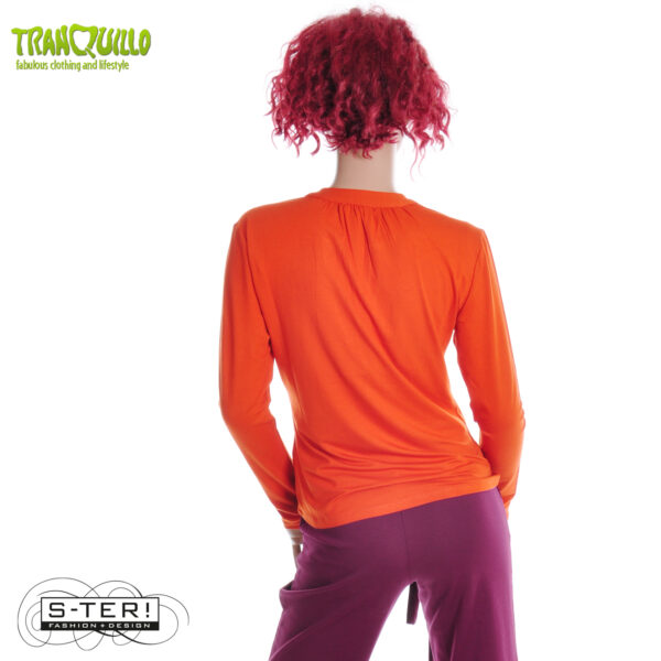 W23.19 Tranquillo SHIRT ECOVERO C153 ROOIBOS - Afbeelding 4