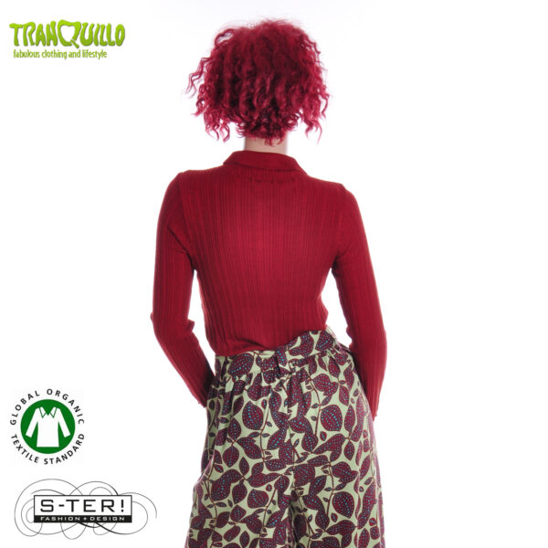 W23.25 Tranquillo SILKY ECOVERO JACKET A110 FIRED BRICK - Afbeelding 5
