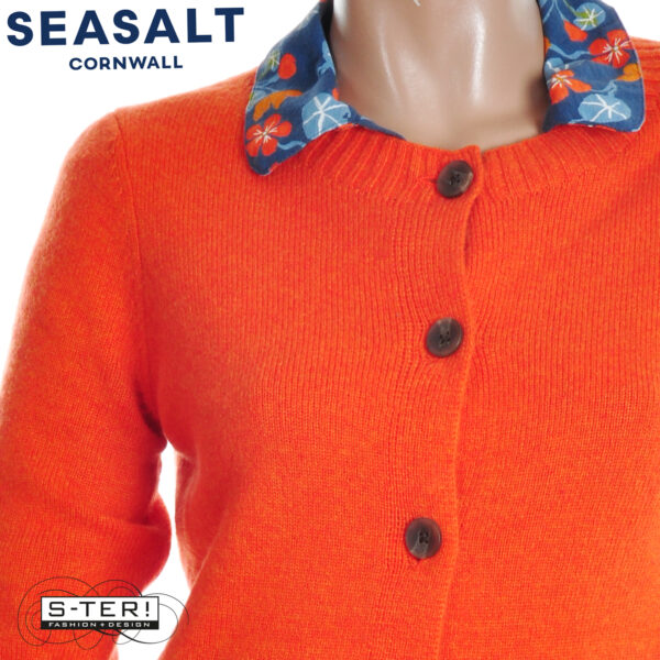 W7.4 Seasalt Cornwall TERN TIDE CARDIGAN MANDARIN - Afbeelding 8