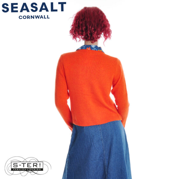 W7.4 Seasalt Cornwall TERN TIDE CARDIGAN MANDARIN - Afbeelding 7