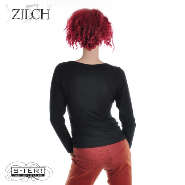 W21.10 ZILCH TOP CROSS 52EVI10.161 BLACK - Afbeelding 5