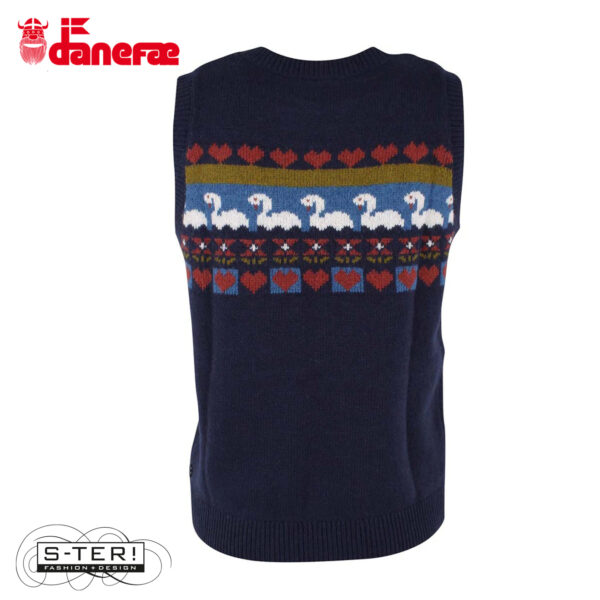 W5.39 danefae DANECUDDLE WOOL VEST DK NAVY - Afbeelding 3