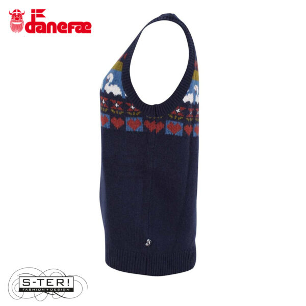 W5.39 danefae DANECUDDLE WOOL VEST DK NAVY - Afbeelding 4