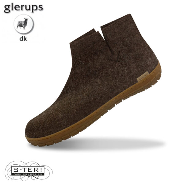 GR-09-02 GLERUPS BOOT RUBBER BROWN - Afbeelding 4