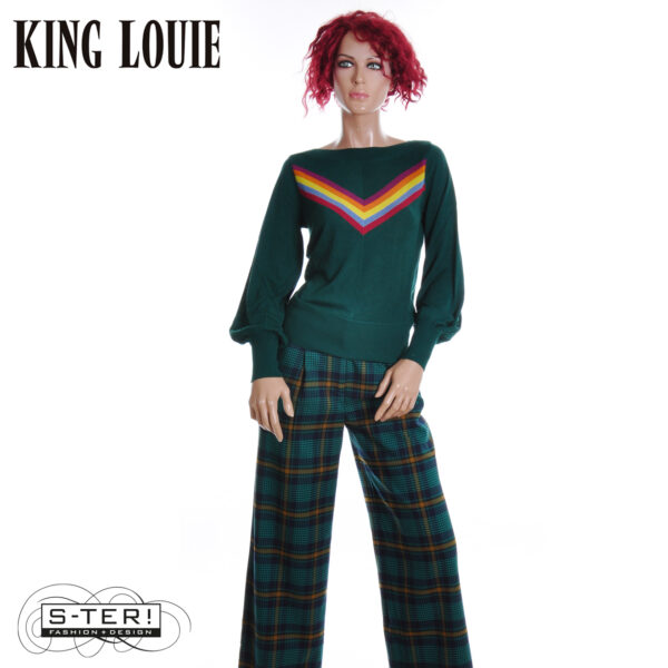 W9.9 King Louie AUDREY BELL TOP AZZY 09898 GREEN - Afbeelding 5