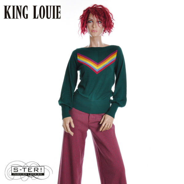 W9.9 King Louie AUDREY BELL TOP AZZY 09898 GREEN - Afbeelding 7