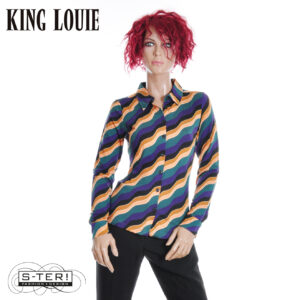 W9.24 King Louie BLOUSE RAZZLE 10104 DRAGONFLY GREEN
