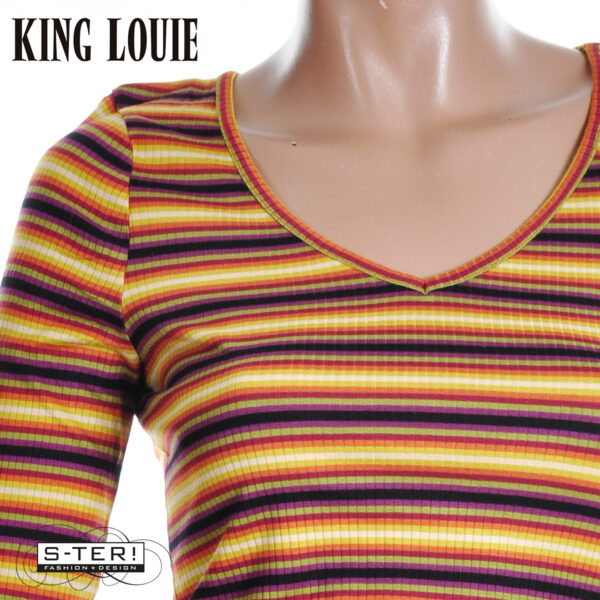 W9.29 King Louie CARICE V TOP EIRA STRIPE 10124 MULTI COLOUR - Afbeelding 5