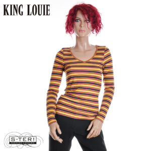W9.29 King Louie CARICE V TOP EIRA STRIPE 10124 MULTI COLOUR