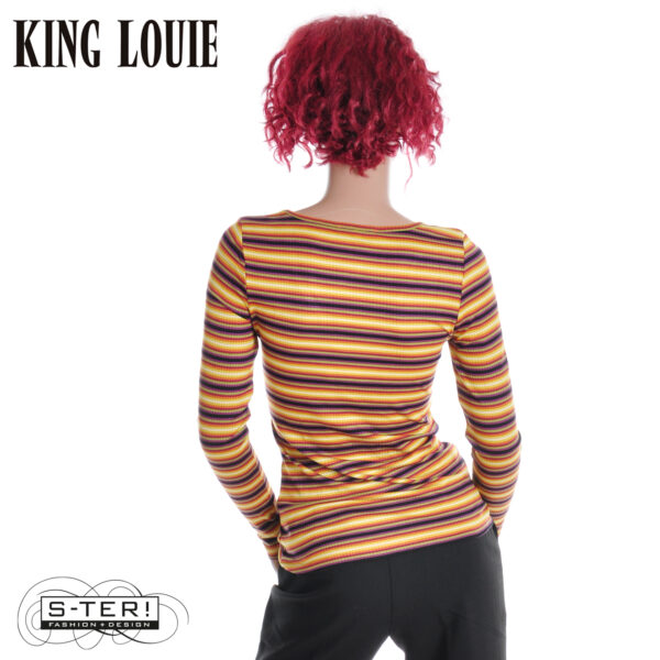 W9.29 King Louie CARICE V TOP EIRA STRIPE 10124 MULTI COLOUR - Afbeelding 3